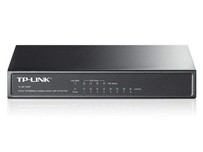 4xPoE – TP-LINK TL-SF1008P